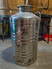 Bidone acciaio inox