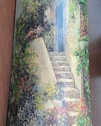 Tegola dipinta a mano