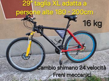 Bicicletta Tretwek MTB 29 telaio in alluminio 