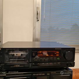 PIASTRA CASSETTE JVC TD V621   3 TESTINE