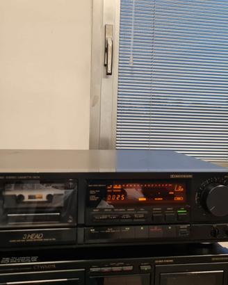 PIASTRA CASSETTE JVC TD V621   3 TESTINE