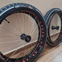Coppia Ruote Fat 24 per sedia a rotellle