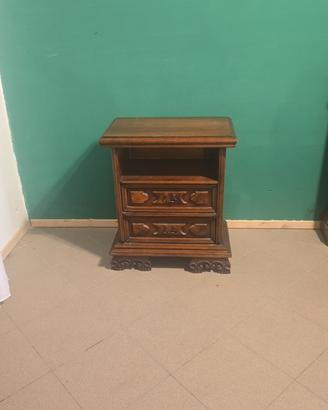 Coppia di comodoni in legno