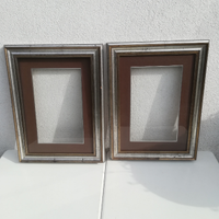 Coppia di cornici in legno