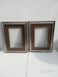 Coppia di cornici in legno