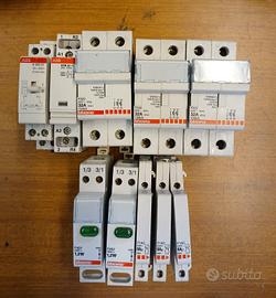 materiale per quadro elettrico BTicino e ABB NUOVO