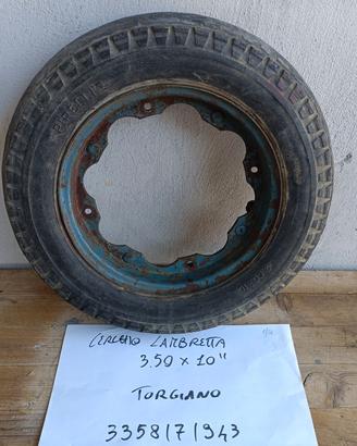 cerchio lambretta 3.50 x 10 "
