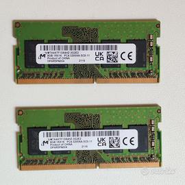 2x8GB RAM Micron DDR4 PC4-3200AA SODIMM (16GB)