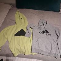 Coppia felpe ADIDAS bambjno