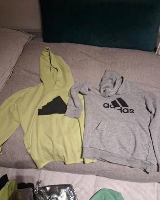 Coppia felpe ADIDAS bambjno