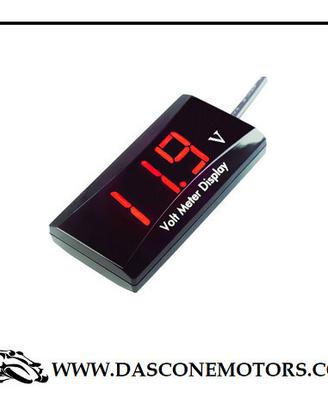 Mini Led Rosso Digital Voltmetro Tester Batteria M