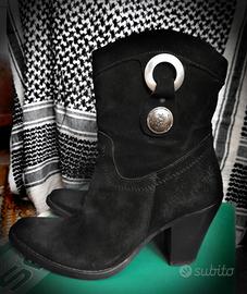 Stivaletti Keys donna pelle/camoscio