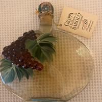 Bottiglia grappa artigianale da collezionismo