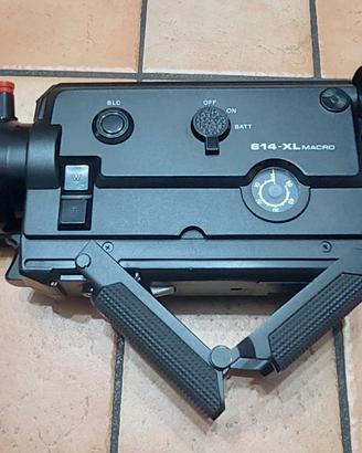 Super 8 Elmo 614-XL Macro Cinepresa vintage.