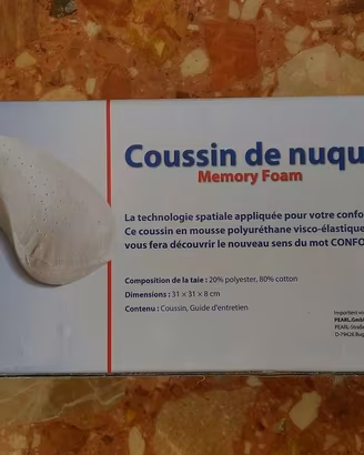 Cuscino Cervicale Realizzato in Memory Foam