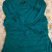 Blusa camicetta verde smeraldo Rinascimento