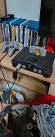 Nintendo 64 più giochi più 4 pad 