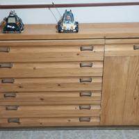 mobile con letto a scomparsa e scrivania