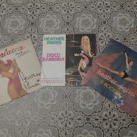Heather Parisi/tre dischi 45 giri anni 80