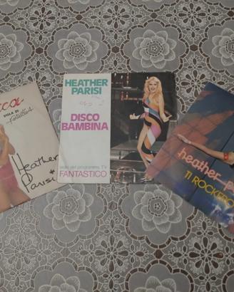 Heather Parisi/tre dischi 45 giri anni 80