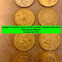 Topolino "Operazione Miliardo" serie 8 monete.