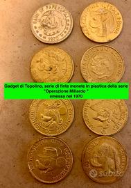 Topolino "Operazione Miliardo" serie 8 monete.