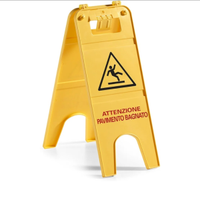 Cartello pavimento bagnato