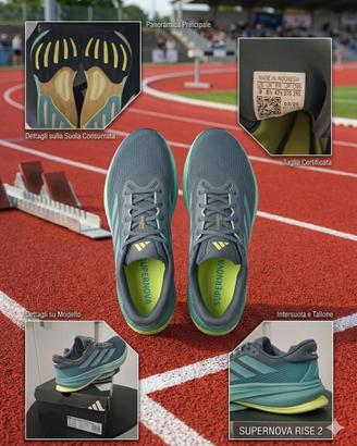 Scarpette runner Adidas Supernova Rise 2 uomo 