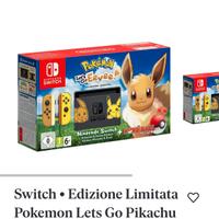 Nintendo switch Edizione Pikachu 