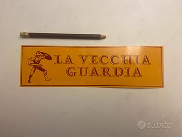 Adesivo ultras roma  curva sud la vecchi guardia