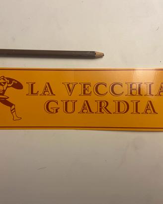 Adesivo ultras roma  curva sud la vecchi guardia