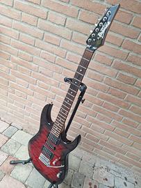 Chitarra elettrica IBANEZ GIO GRX70QA-TRB