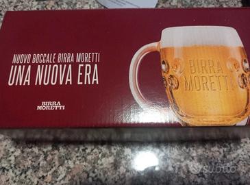 set boccale birra moretti