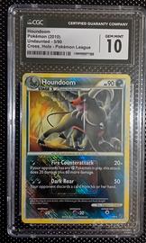 Houndoom Cross Holo Pokémon League 5/90 CGC 10