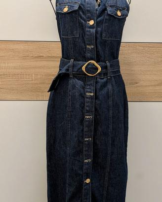 Abito Lungo in Denim ZARA - Nuovo con Cartellino