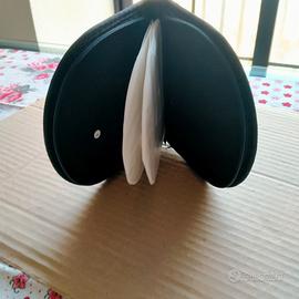 Porta CD in tela impermeabile colore azzurro 