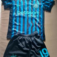 Completo da calcio Inter x bambino 4/6 anni