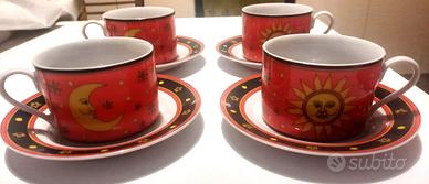 Set 4 Tazze da the in fine Master Porcelain