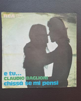 Claudio Baglioni Vinile 45 giri 