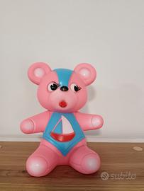 Orsetto in gomma Ledra plastic anni 60