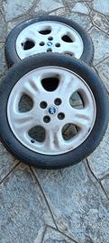 Cerchi 15" in lega Fiat + gomme invernali 
