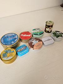 Lotto misto scatole di latta