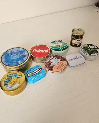 Lotto misto scatole di latta