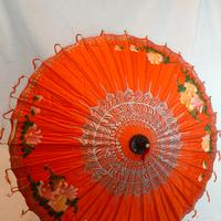 Ombrello cinese seta originale vintage collezione