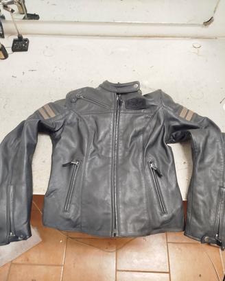giubbotto in Pelle  donna moto 