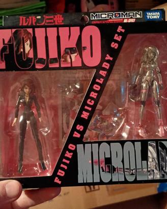 Lupin III° e Fujiko 2pz microman 40th anniversario