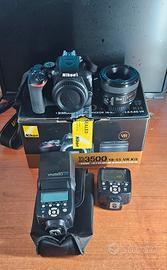 Nikon d3500 piu accessori 