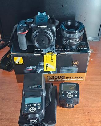 Nikon d3500 piu accessori 