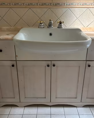 Lavabo Mobile Bagno Vintage