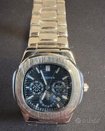 Orologio nautilus  Curdeen acciaio 45 mm quarzo
